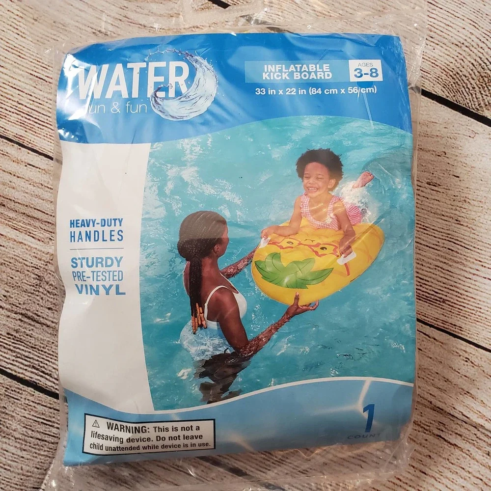Water Sun & Fun Inflatable Pineapple Kick Board